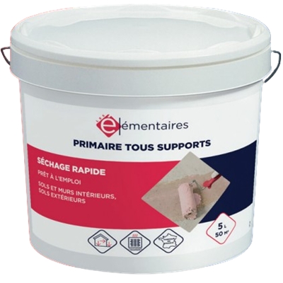 Primaire d'adhérence pour colle et réagréage, seau de 5 litres