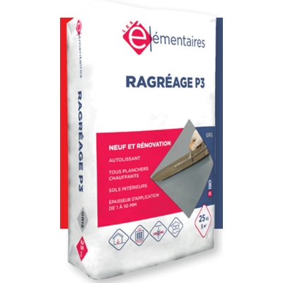 Ragréage autolissant pour sol intérieur P3, sac de 25 kg
