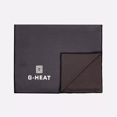 Serviette rafraichissante 100 x 30 cm, gris foncé