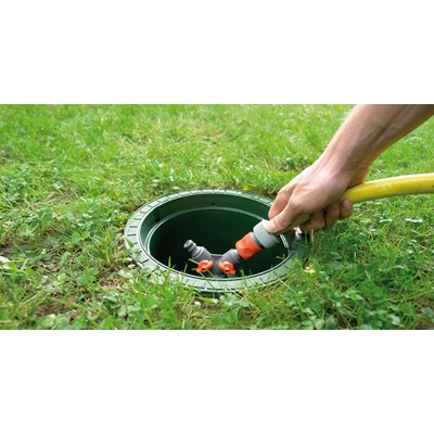 Cuve de stockage des eaux pluviales avec Kit à Jardin, capacité 4800L