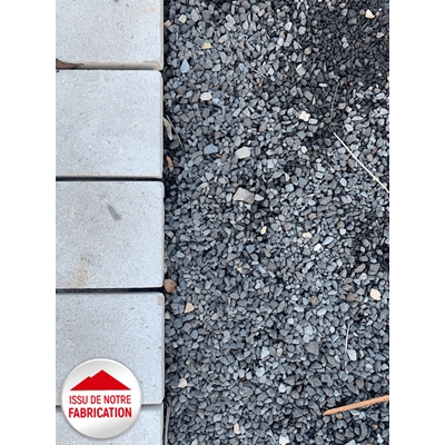 Gravillon roche dure 4/8 mm noir, Big Bag de 1 T