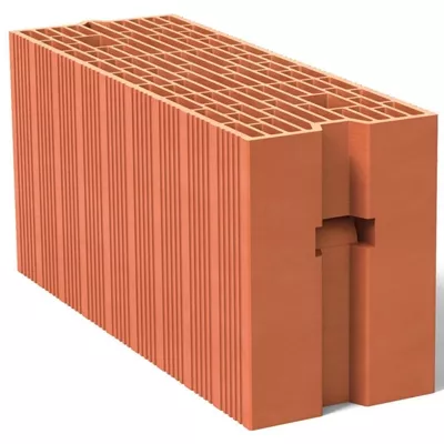 Brique de mur bgv 4g, terre cuite, r=1,4, L.56 x l.20 x ht.27,4 cm