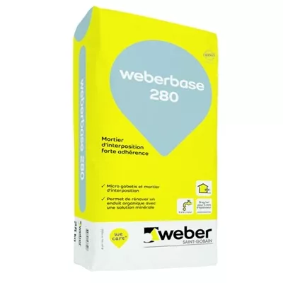 Sous enduit Weber base 280 - 25 kg