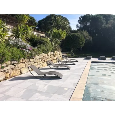 Carrelage extérieur aspect pierre naturelle, STONEWORK, L.60 x l.60 x ép. 2cm