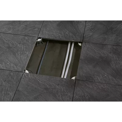 Carrelage extérieur aspect pierre naturelle, STONEWORK, L.60 x l.60 x ép. 2cm