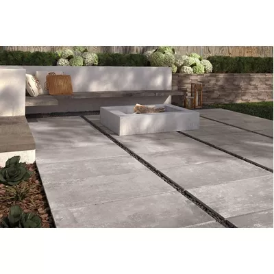 Carrelage extérieur effet pierre, SERIE STORY, format L.60 x l.60 x ép.2 cm