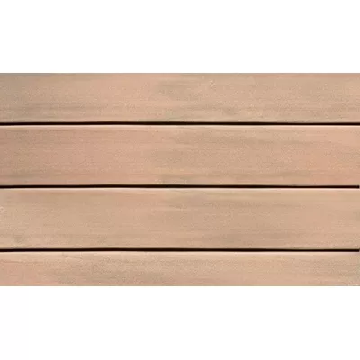 Lame de terrasse composite lisse, brun nuancé Equateur, L.400 x l.18 x ép. 2.3cm