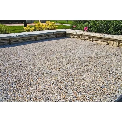 Dalle béton GRAVILLONNEE FIRST, L.40 x l.40 x ép.4 cm