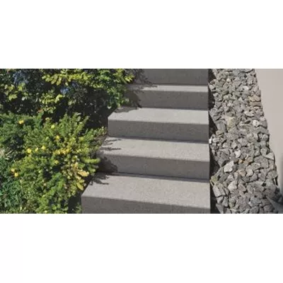 Bloc marche en béton, coloris Gris, largeur 40 cm x ép.14 cm