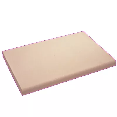 Margelle béton plate, coloris beige rosée nuance, L.50 x l.33 x ép.3,4 cm