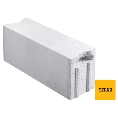 Bloc béton cellulaire plein compact 20, long. 62,5 x larg.20 x ht.25 cm, r=1,82