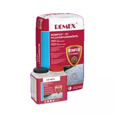 Mortier de jointement de dalle ou pavé, Rompox D1, couleur neutre, sac 25kg