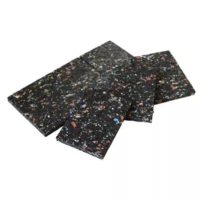 Appui lambourde caoutchouc, 90x90x8