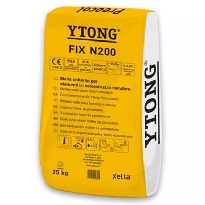 Mortier colle pour béton cellulaire, ytong fix, sac de 25 kg