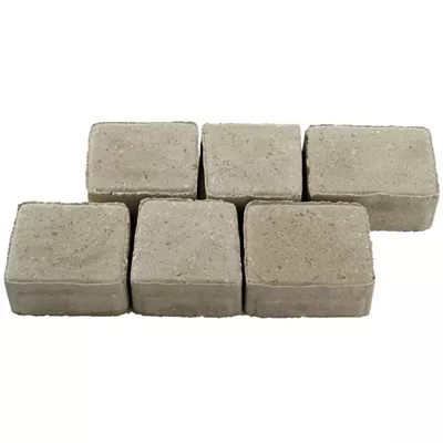 Pavés béton multiformats barocco, Ep.6 x larg.12.5 cm