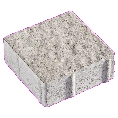 Pavés béton mono formats lavardin finition brut, sect.15x15, ep.6cm