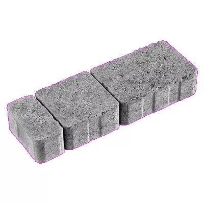 Pavés multi formats tepia finition martelée, ep. 6cm