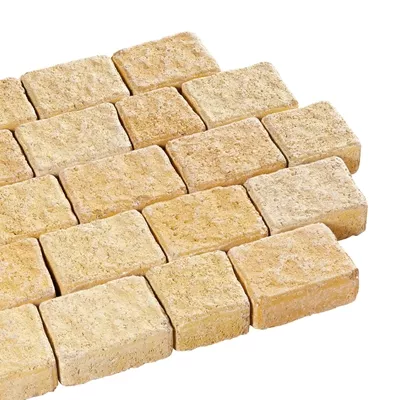 Pavés multi formats arcade finition vieillie, ep. 6cm