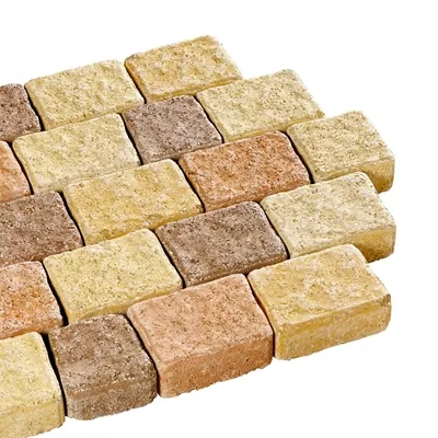 Pavés multi formats arcade finition vieillie, ep. 6cm