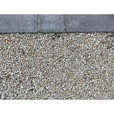 Gravillon décoratif, couleur crème, calibre 6 - 10 mm