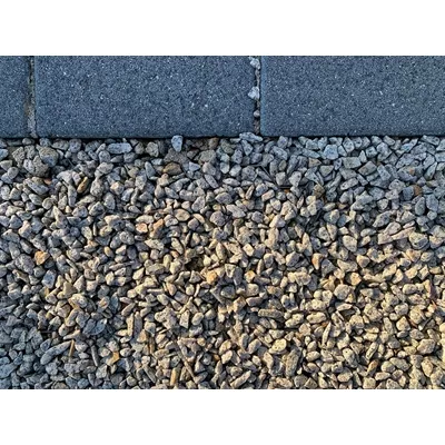 Gravillon décoratif, couleur gris clair, calibre 6 - 10 mm