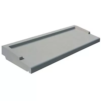 Appui de fenêtre en béton, surface lisse, largeur 33 cm
