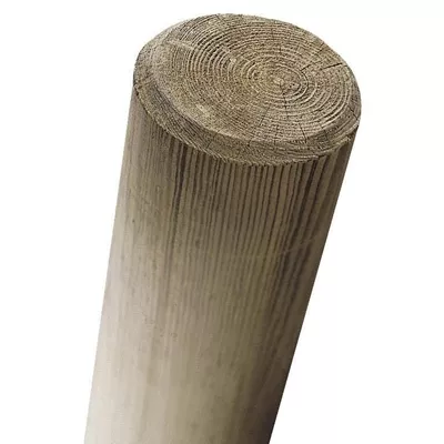 Rondin en pin traité classe 4, diam.8  cm