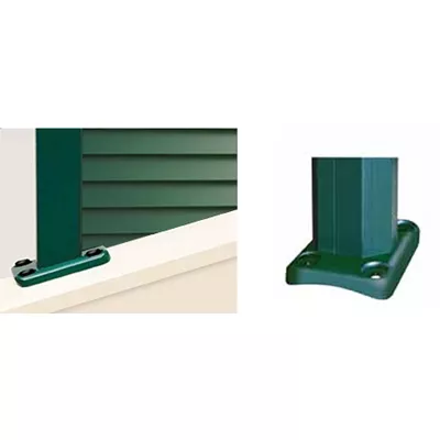 Poteau aluminium ht 2,30m pour réalisation d'une clôture aluclos