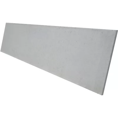Plaques béton lisse 1920x500x35 gris (s)