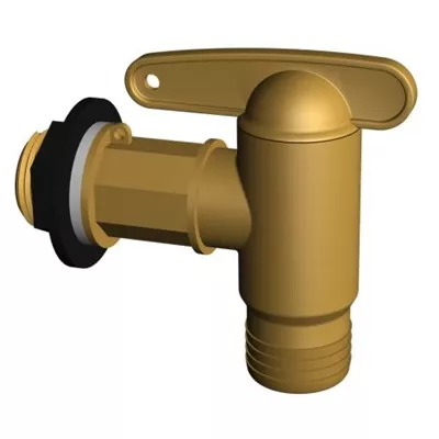 Robinet pour cuve d'eau aérienne, imitation laiton