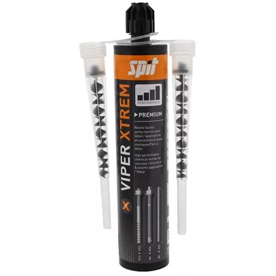 Scellement chimique pour fer à béton et tiges filetées, cartouche de 280 ml