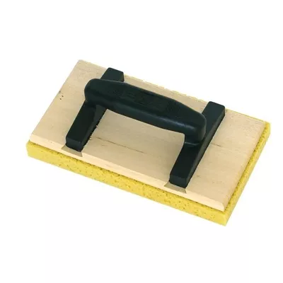 Taloche mousse en bois avec poignée ovale, 13x20 cm