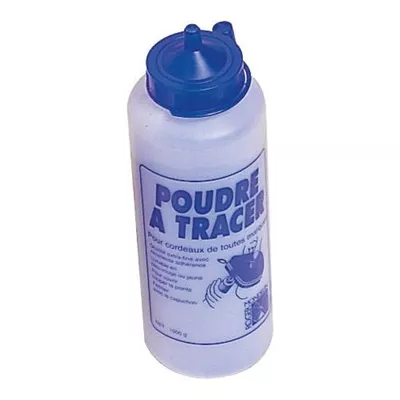 Poudre à tracer bleue