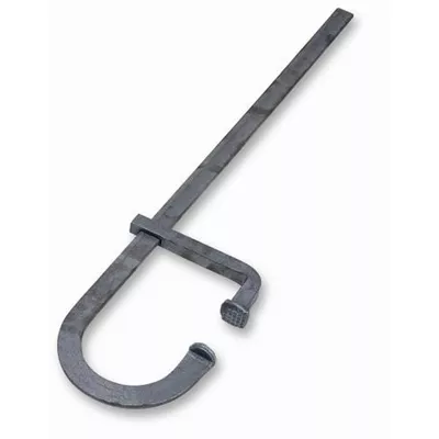 Serre jonts de cimentier plat, long. 100 cm, serrage 80 cm et saillie 13,5 cm