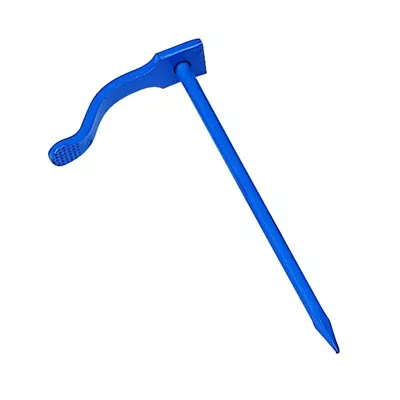 Chevillette de maçon a tige ronde, long. 30 cm x sect. 1 cm