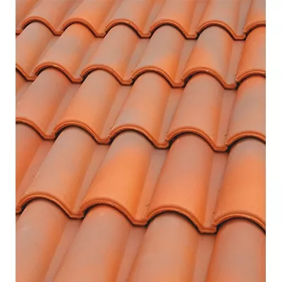 Tuile & accessoires en terre cuite, Mixta 11, couleur rouge antique