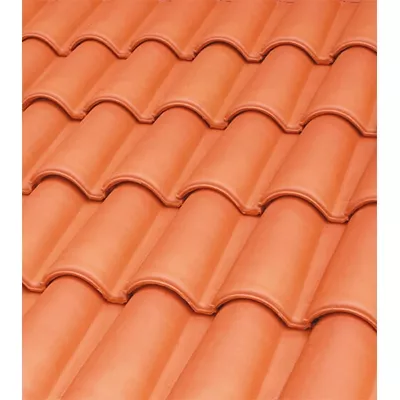 Tuile & accessoires en terre cuite, Mixta 11, couleur rouge