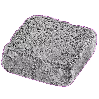 Pavé béton monoformat, série médiéval, sect . 16 x 16 x ép .6 cm