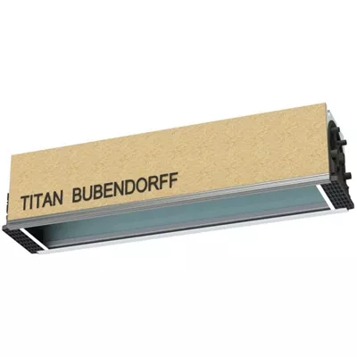 Caisson titan avec enduit extérieur E28, largeur 28 x hauteur 29,7 cm