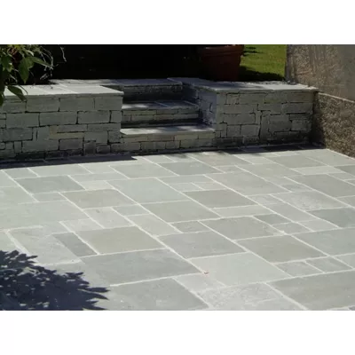 Dalle en pierre naturelle Tandur Grey, nuancé gris