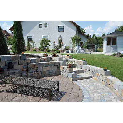 Bloc BiMuro pour mur décoratif, couleur gris jura