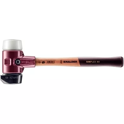 Maillet ergonomique en fonte, manche en bois, embout superplastique et standard