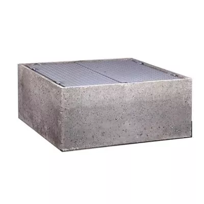 Regard compteur d'eau, L.80 x l.80 x ht.40 cm