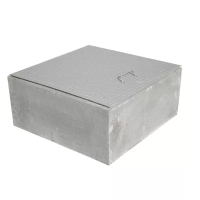 Couvercle pour regard compteur d'eau, Tole, L.80 x l.80 cm