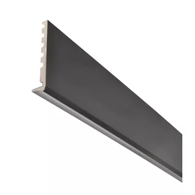 Bandeau cellulaire pour débords de toit, PVC gris anthracite, Longueur 4 m