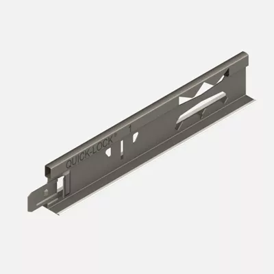 Ossature clip on T24 pour plafond suspendu, couleur noir