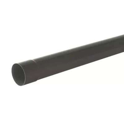 Tube de descente en PVC, couleur gris anthracite, diam.100 x long.3 m