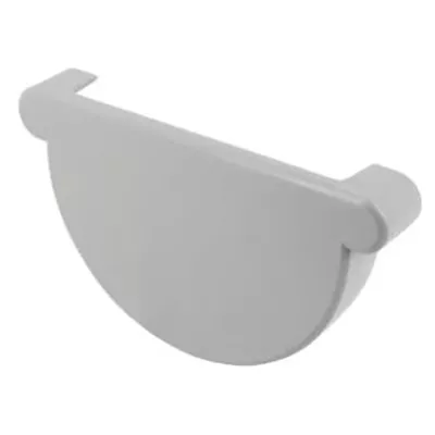 Fond symétrique de gouttière largeur 25 cm, à coller, gris