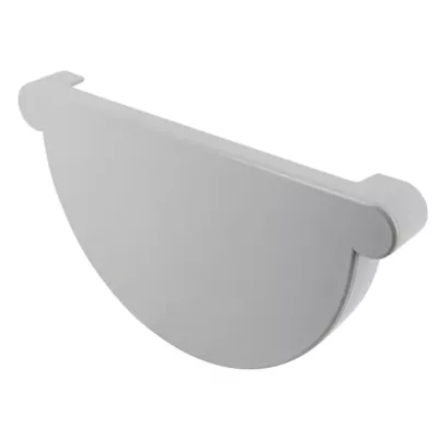 Fond symétrique de gouttière largeur 33 cm, à coller, gris