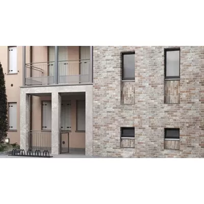 Parement intérieur et extérieur en grès cérame, Série Brick Bristol